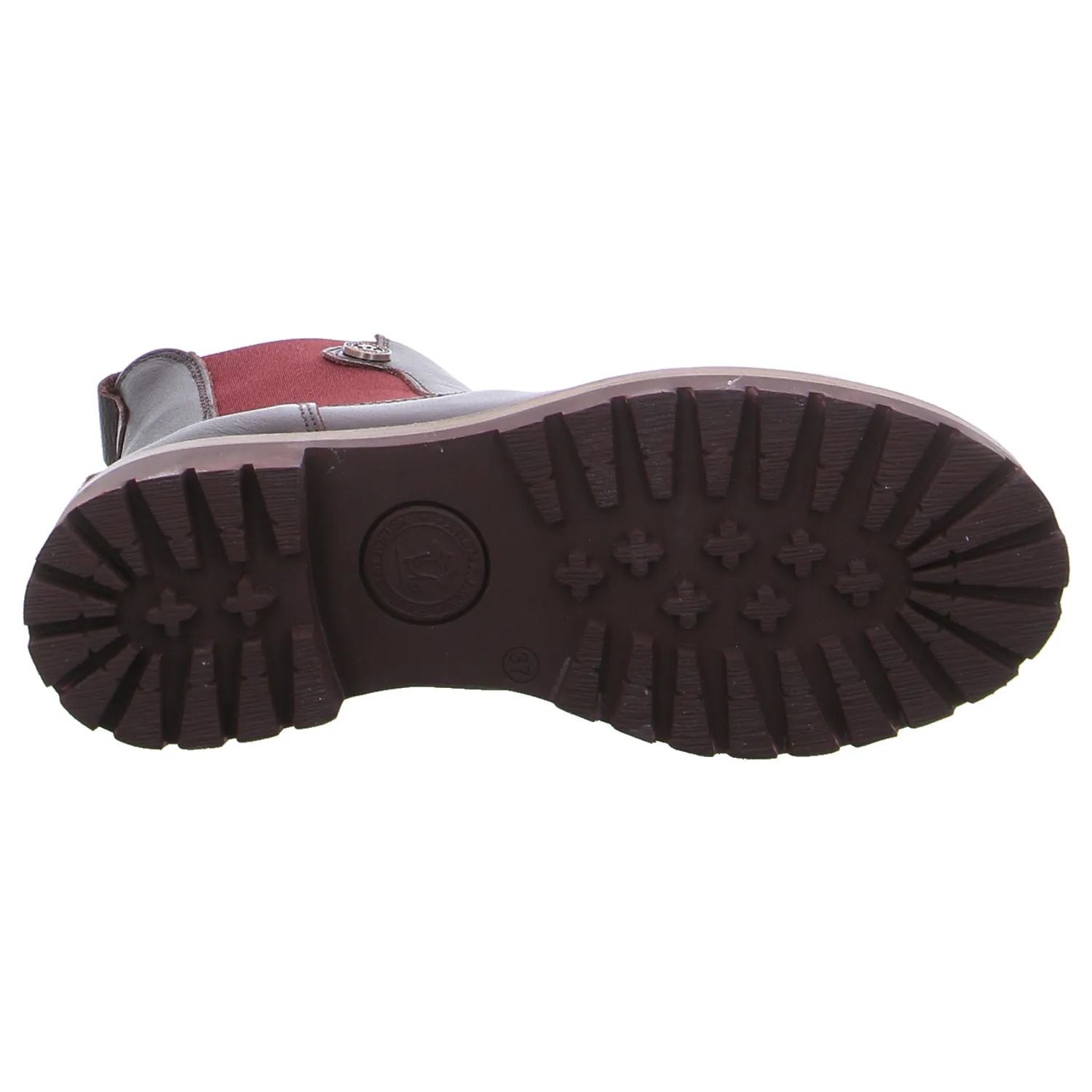 PANAMA JACK Boot Bordeau Leder  mit Lammfell-Futter