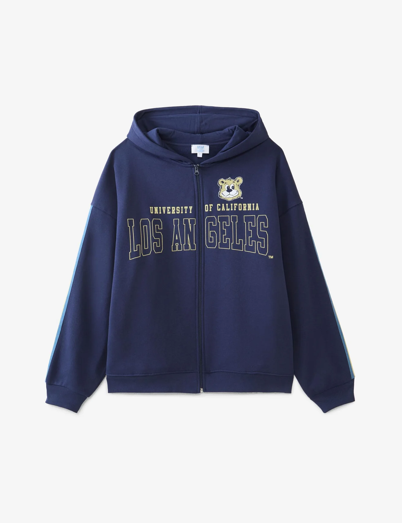 Sweat zippé à capuche UCLA bleu marine