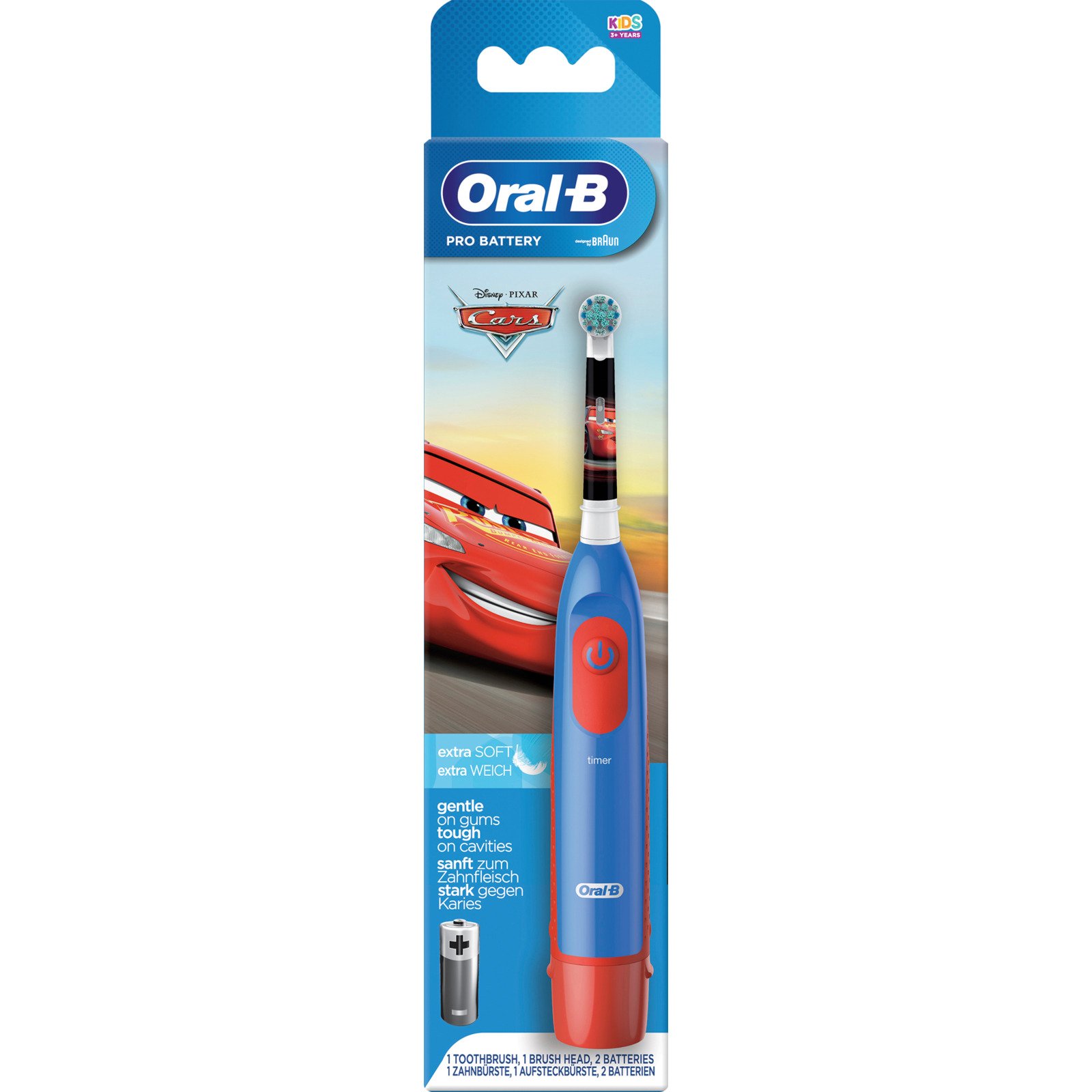 Oral-B Zahnbürste Batterie Stages Cars & Princess