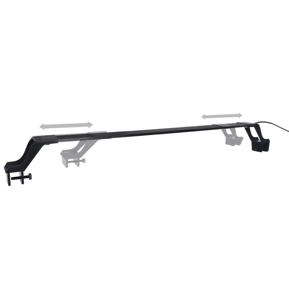 Lampe à led d'aquarium avec pinces 55-70 cm bleu et blanc