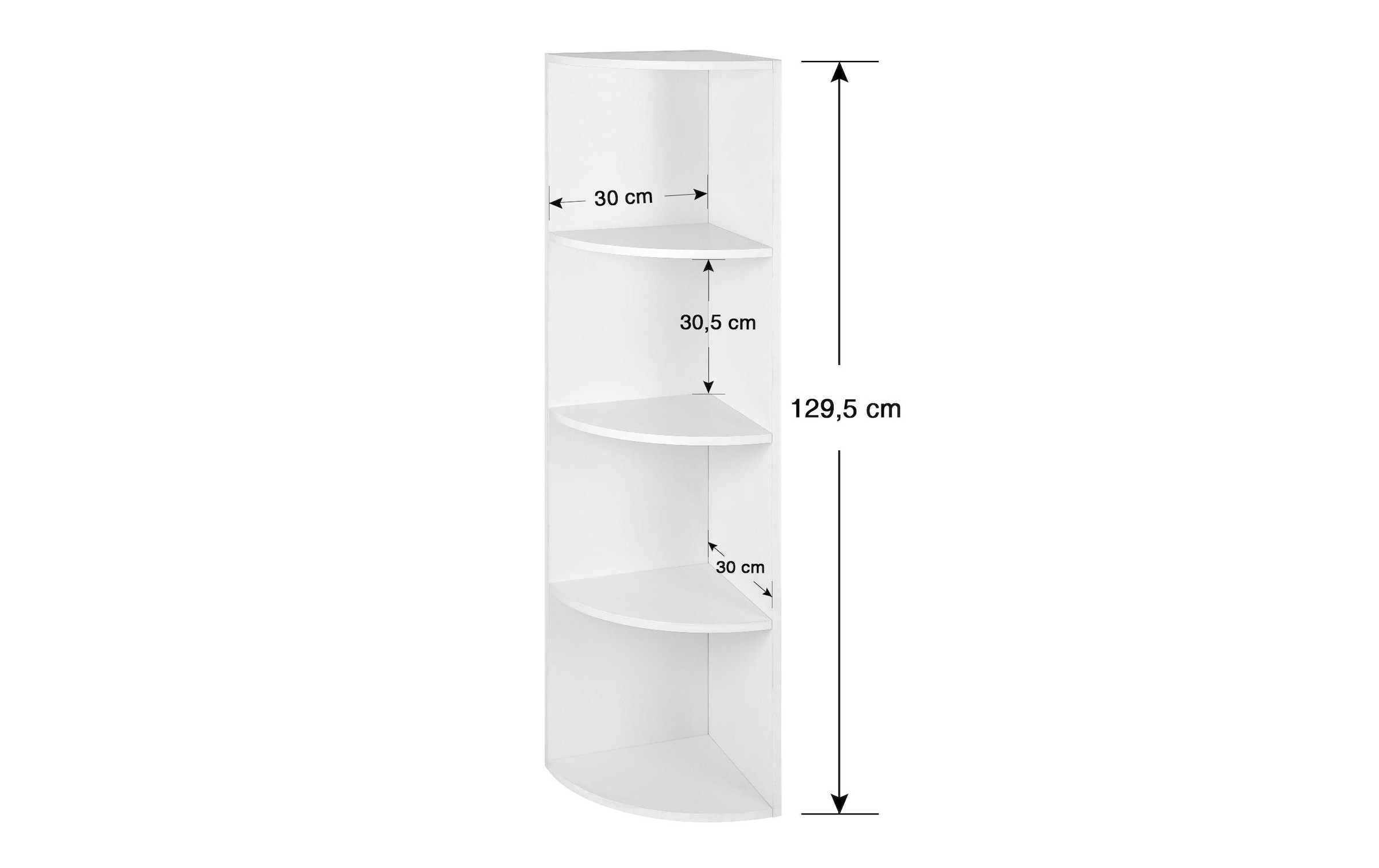 VASAGLE Regal »30 cm x 129.5 cm, Weiss«