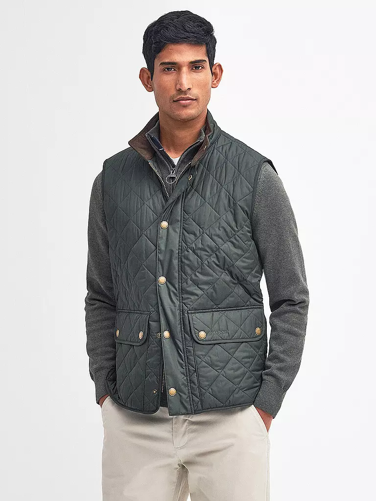 BARBOUR Steppgilet LOWERDALE olive
