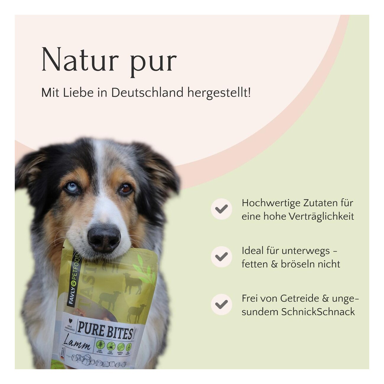 FAVLY Petfood PURE Bites Veggie 360 g