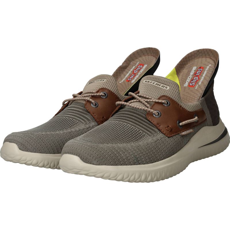 Skechers Slip-Ins Delson 3.0 Roth Instappers Bruin Heren