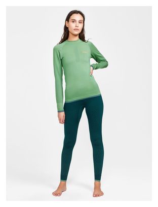 Sous-Maillot Manches Longues Craft ADV Warm Intensity Vert Femme
