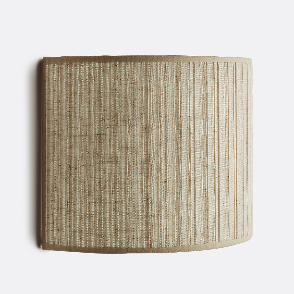 LA REDOUTE INTERIEURS<br>Arandela em linho plissado, 18 cm de altura, Jakoma