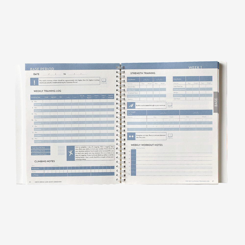 Das neue Alpinismus-Trainingstagebuch von Steve House und Scott Johnston (Patagonia-Taschenbuch mit Spiralbindung)
