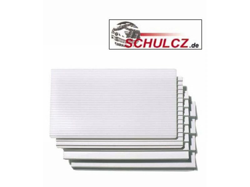 Treppenplatten 17° Polystyrol, weiß