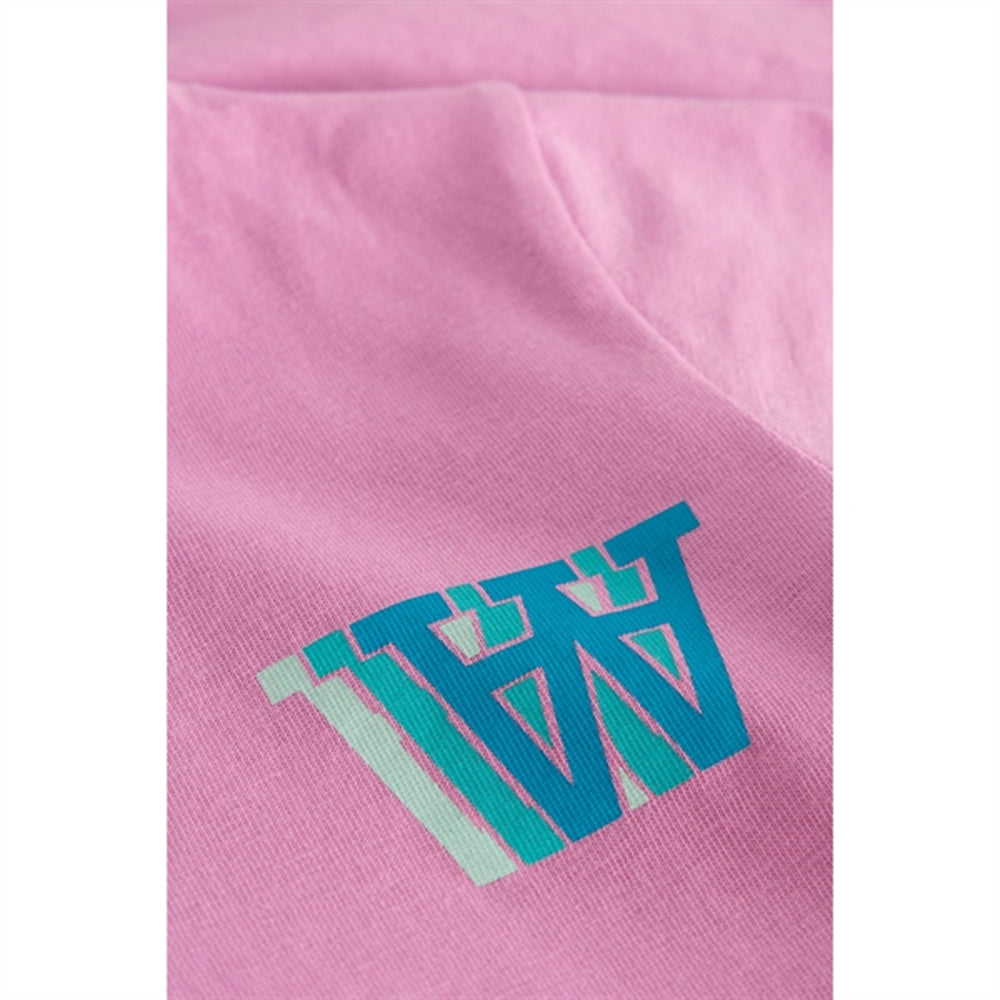 Rosy Lavender Ola Logo T-shirt - Wood Wood
