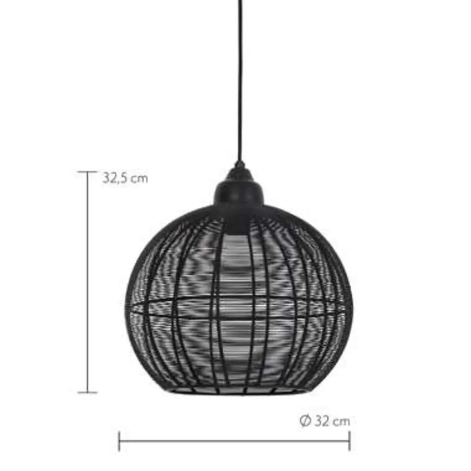 Hanglamp MILLA - mat zwart
