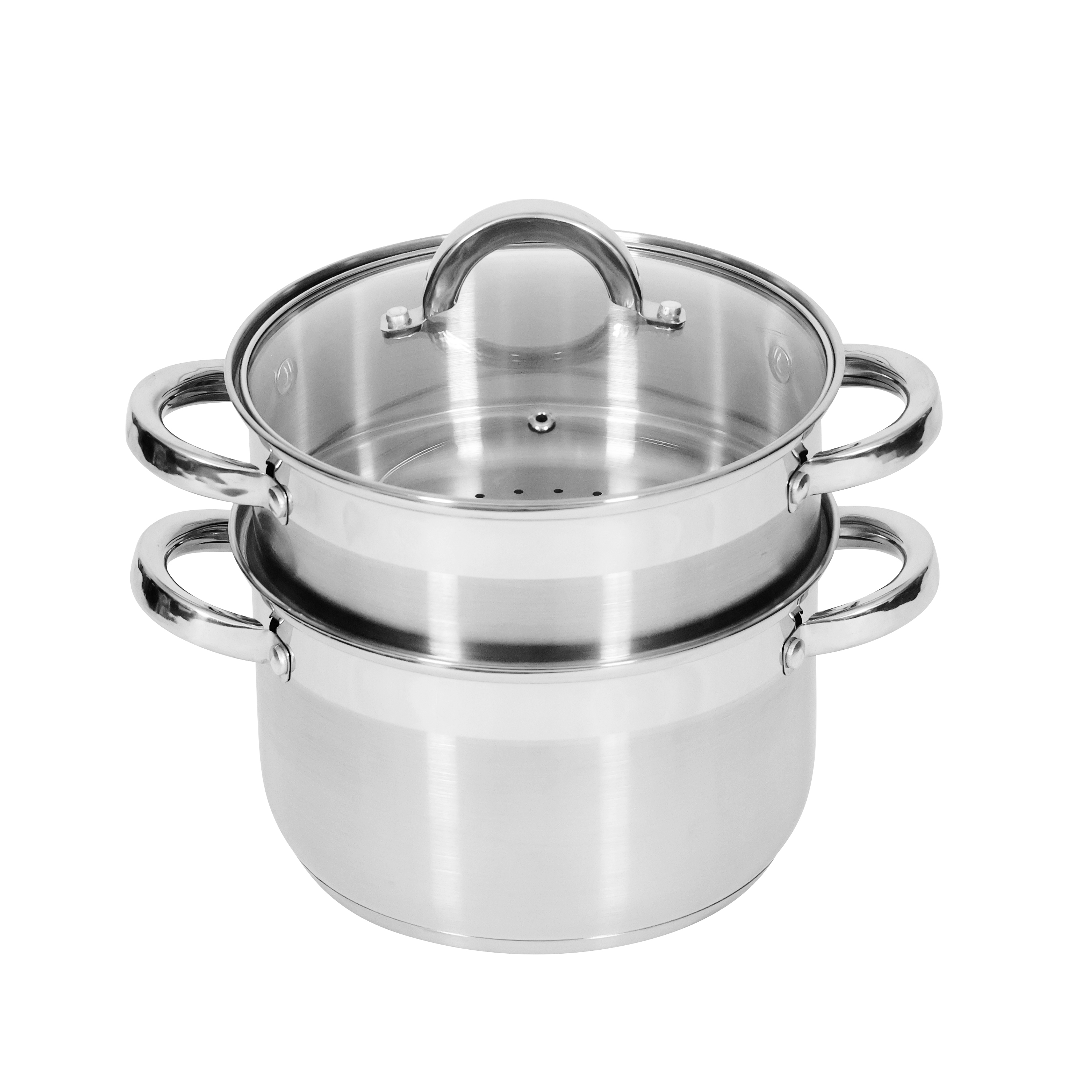 Kochtopf Edelstahl Set 15-teilig