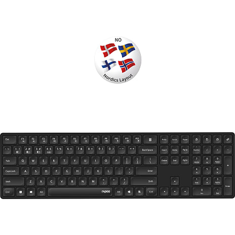 Rapoo e8020 trådløst keybord