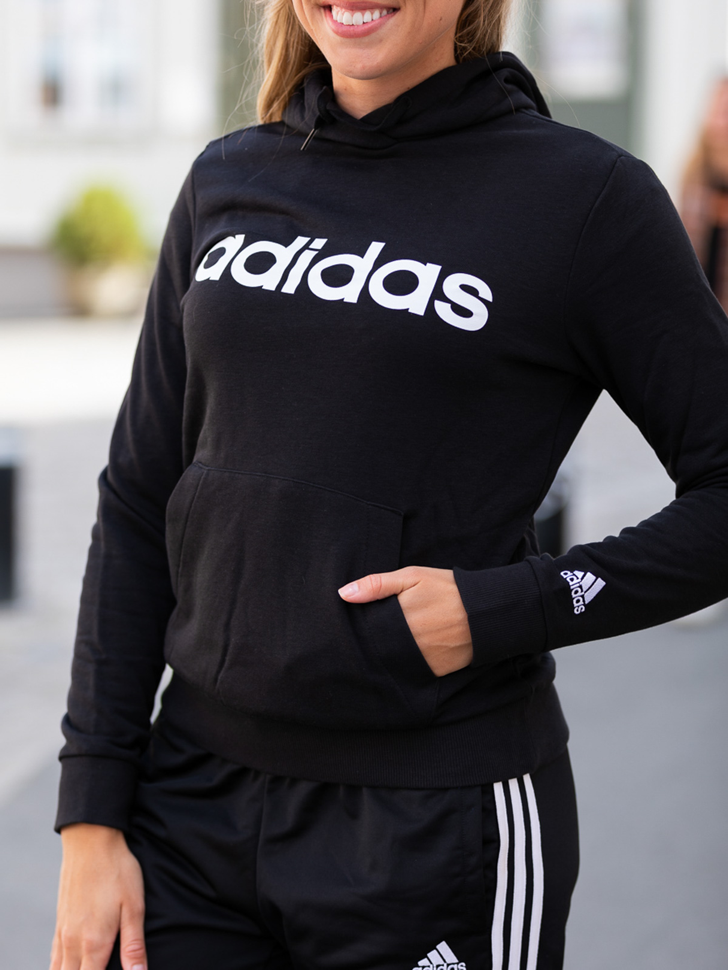 Linear French Terry Hoodie
