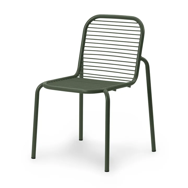 Normann Copenhagen - Vig Outdoor Stuhl, dunkelgrün