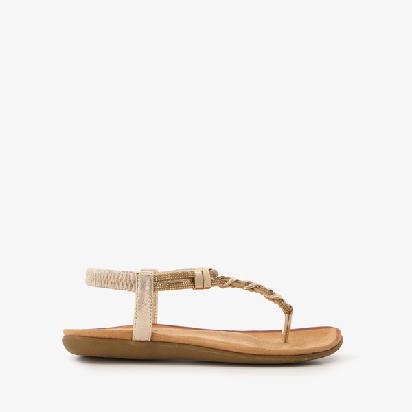 Blue Box dames sandalen goud