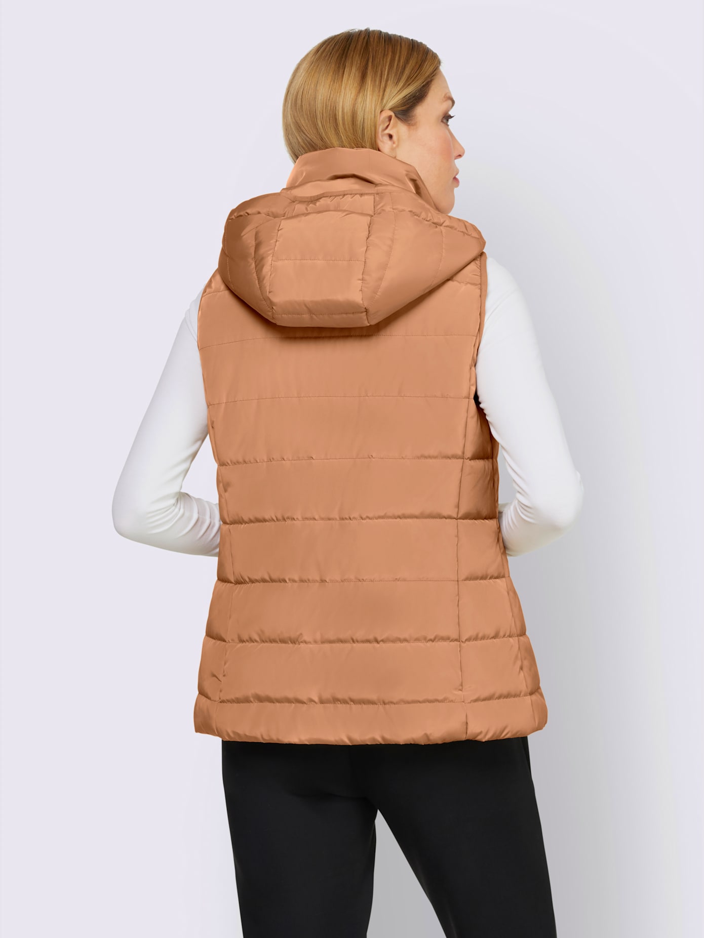 Gilet matelassé capuche amovible
