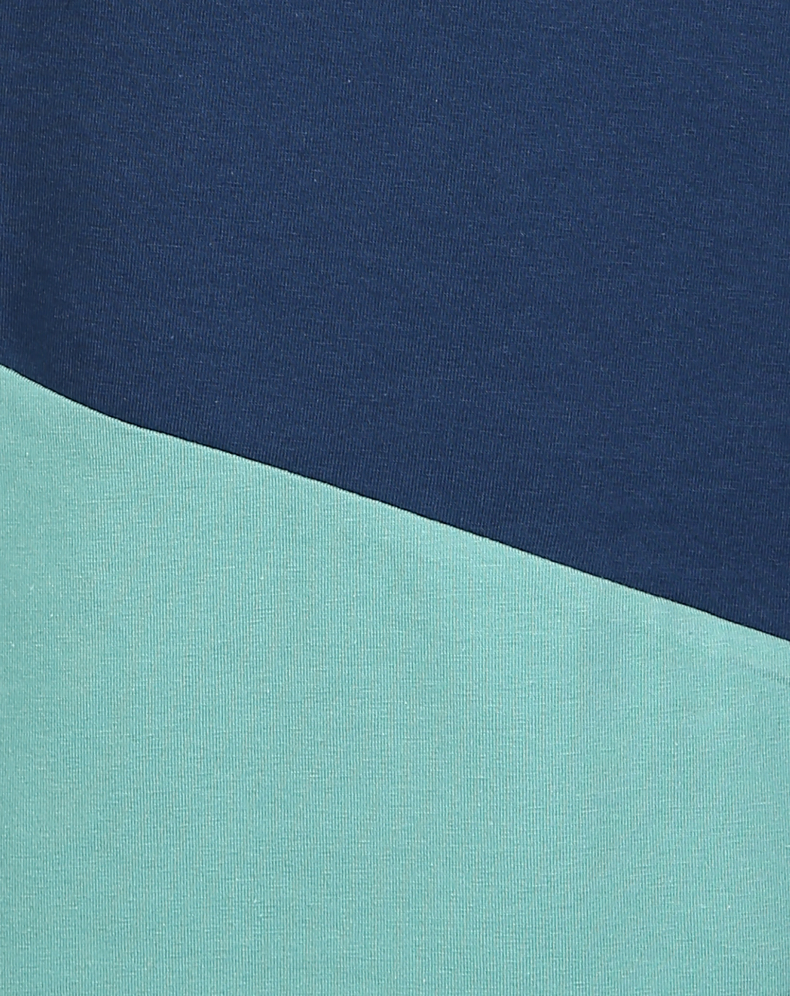 Kapuzen-Langarmshirt COLOUR BLOCK in dunkelblau/grün