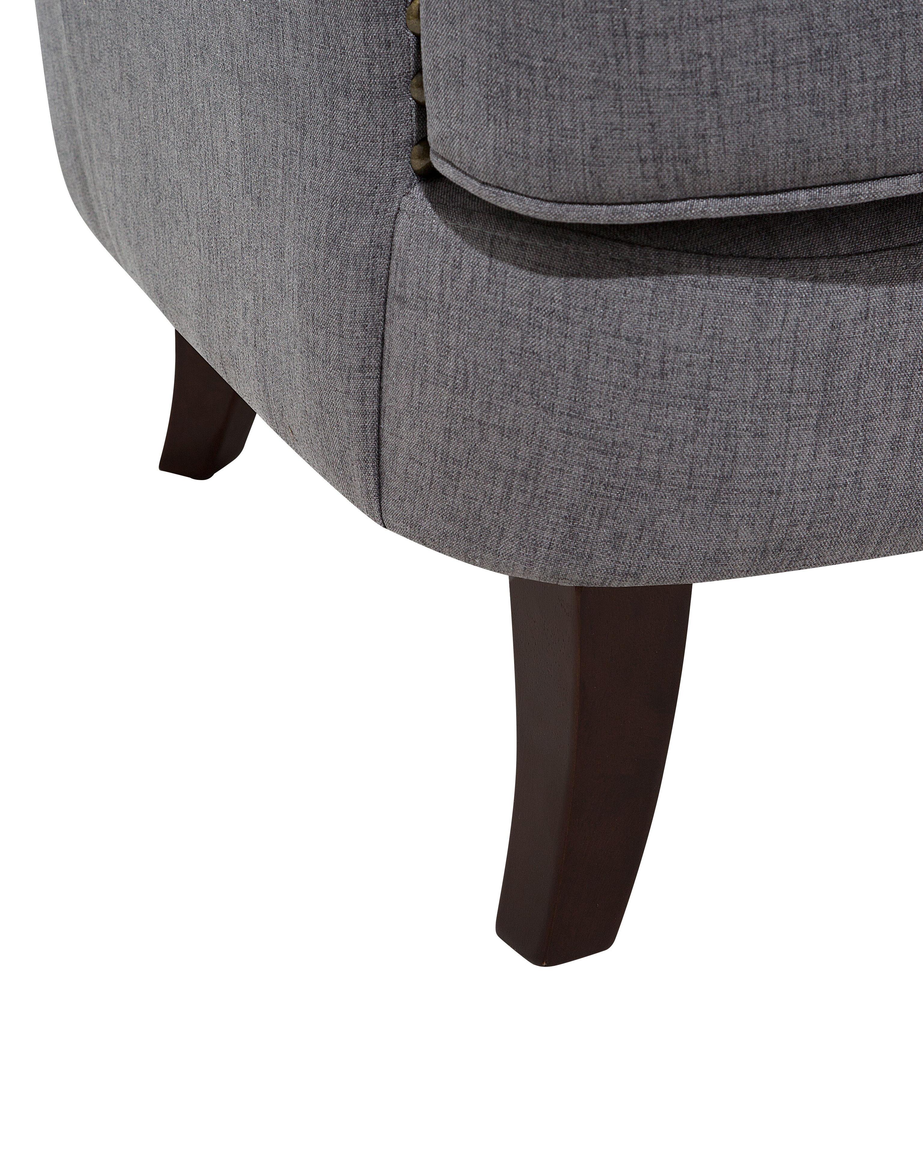 Fauteuil VIBORG II Stof Donkergrijs