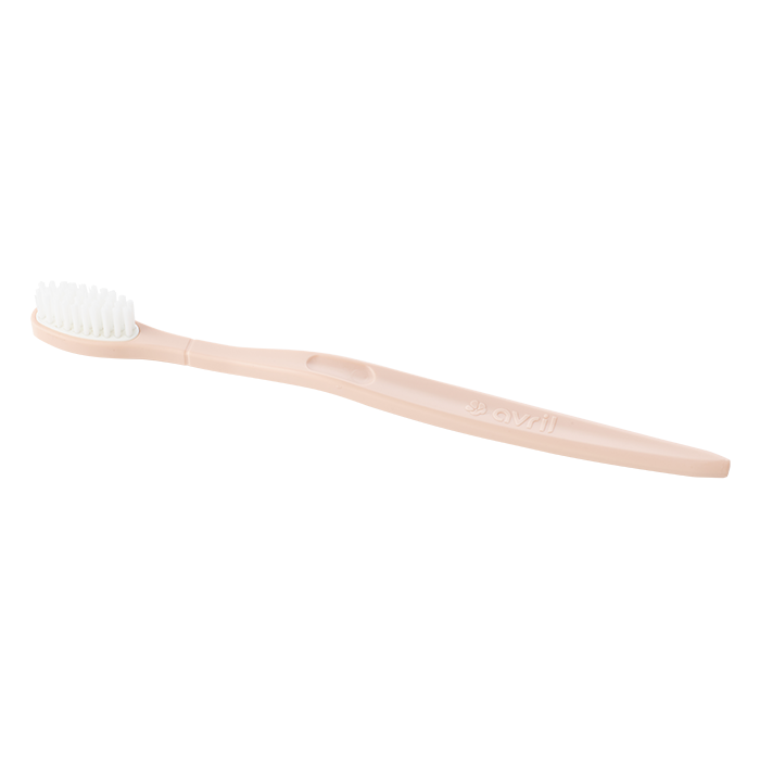 Kit manche rose + 3 têtes de brosse à dents - Poils souples