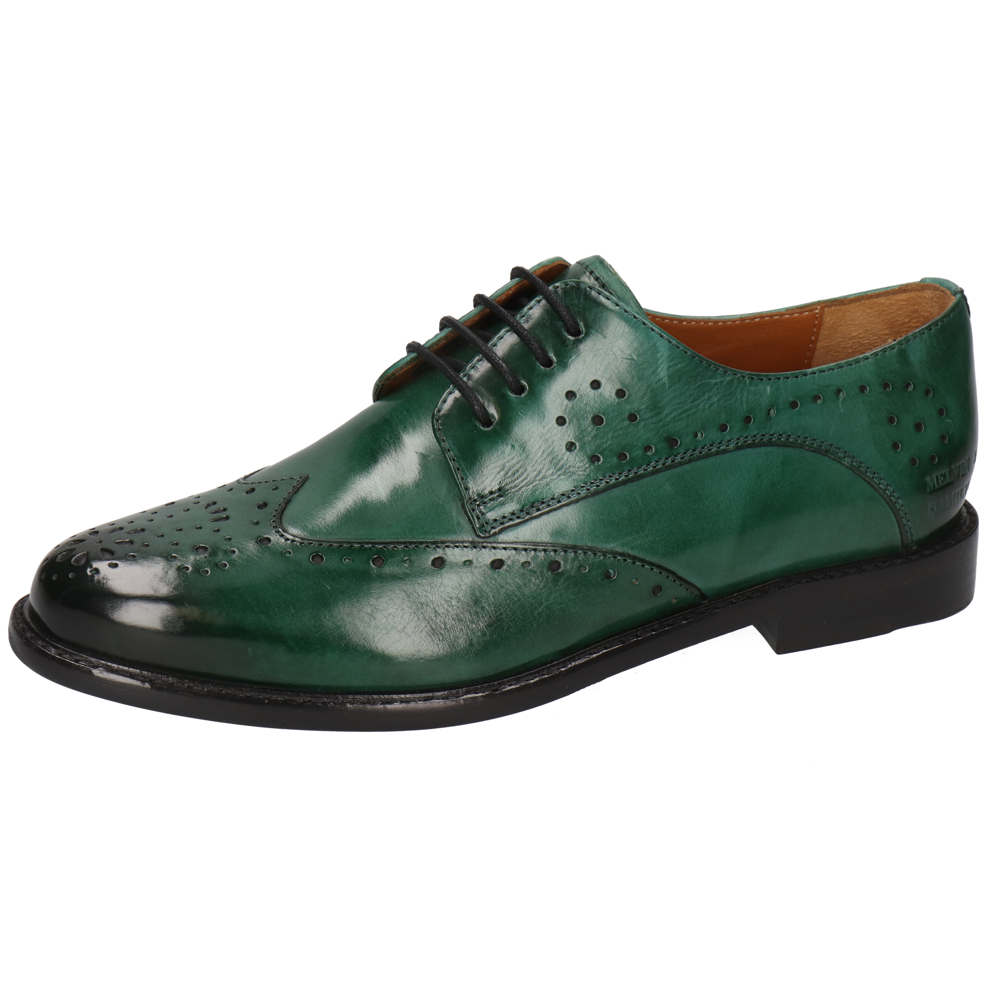 SELINA 41 - Derbies à talon plat | Vert