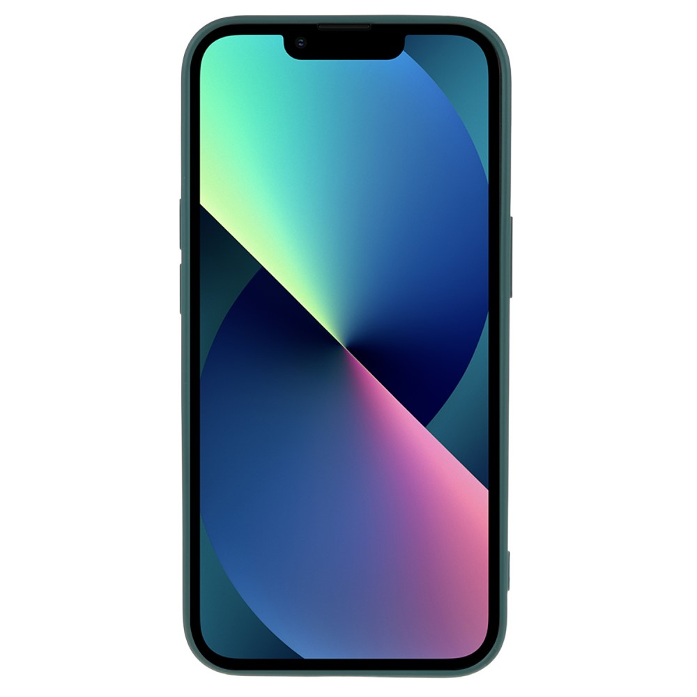 iPhone 13 Gummi Case Hülle mit Kameraschutz - Petrol (Matt)
