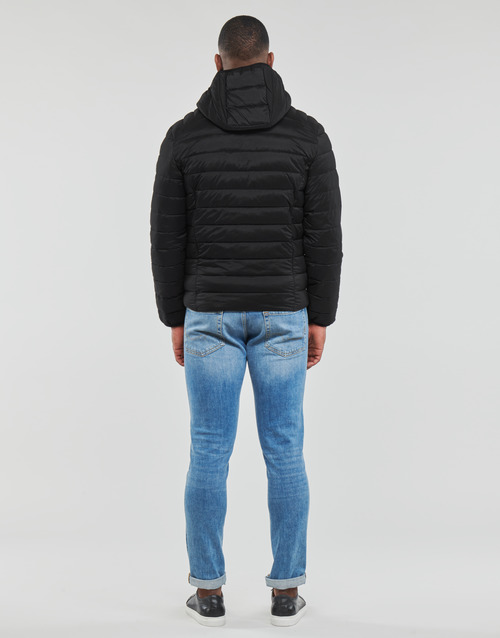 Guess - STRETCH HOODIE JACKET - Noir