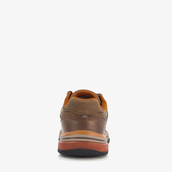 Skechers Romago-Elmen leren heren sneakers bruin