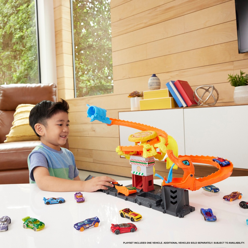 Hot Wheels City Cobra Slam Pizza Attack Set