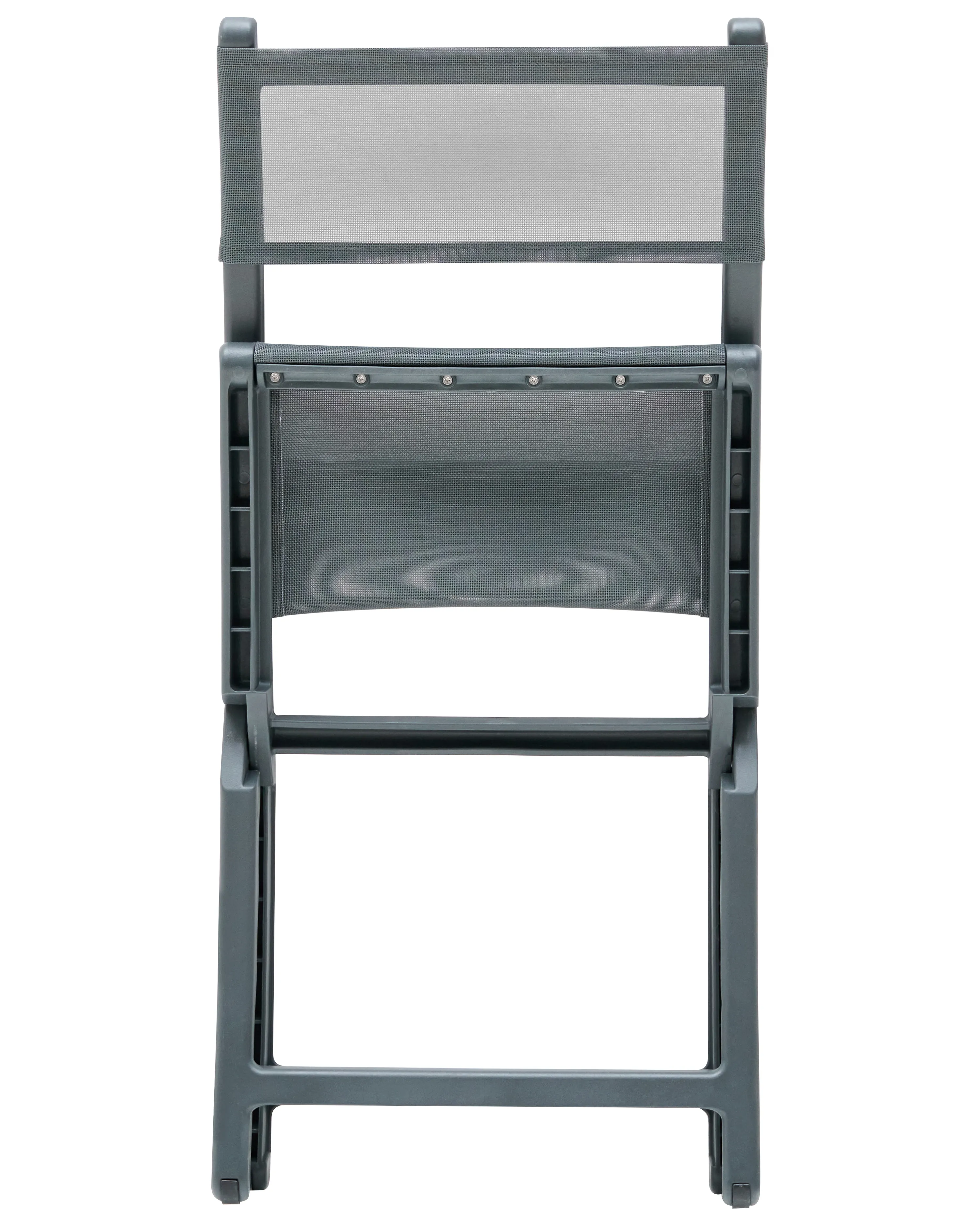 Set van 4 tuinstoelen TALCA Donkergrijs