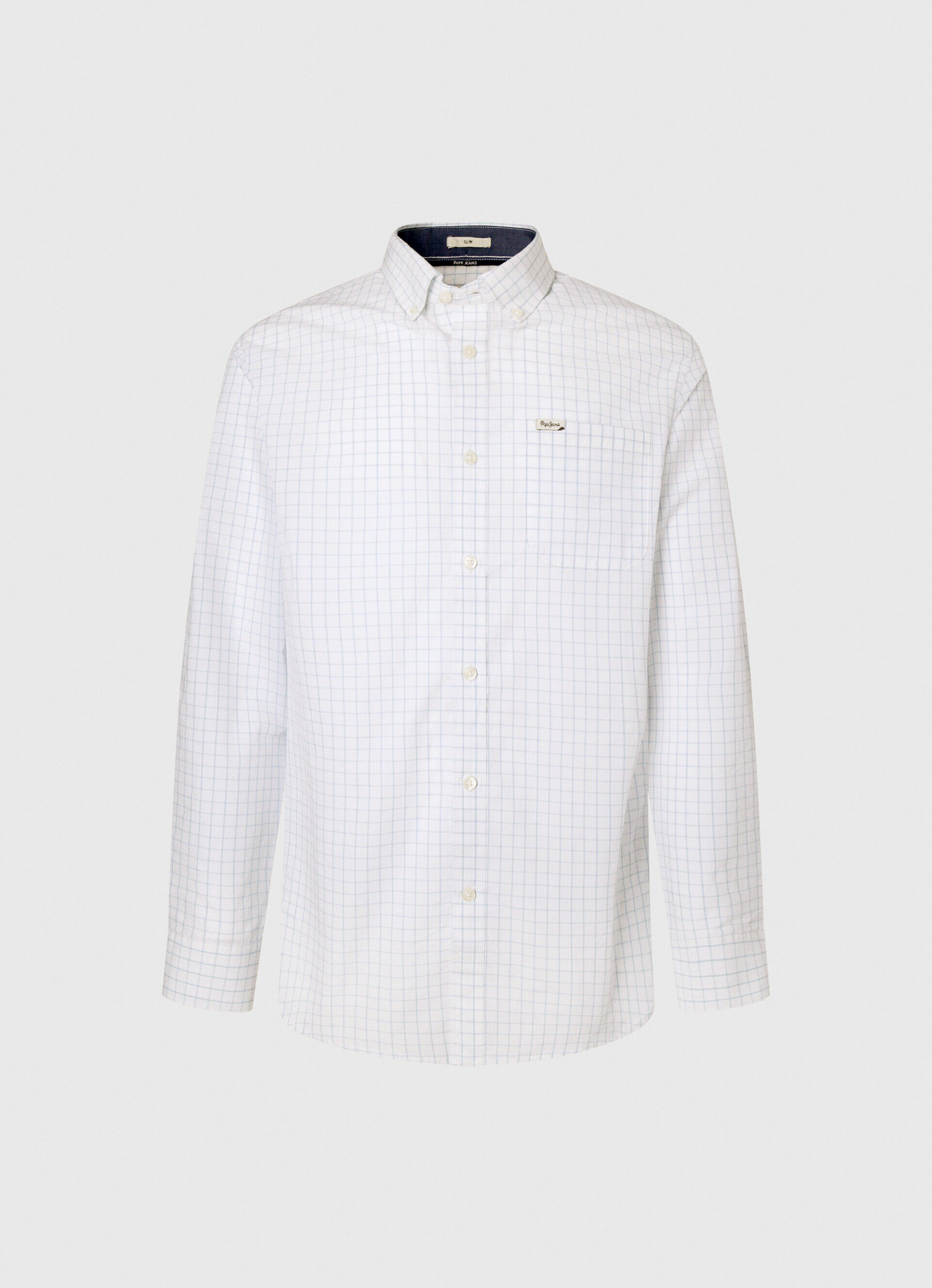 CAMISA POPELÍN LARRY FIT SLIM - bleach blue