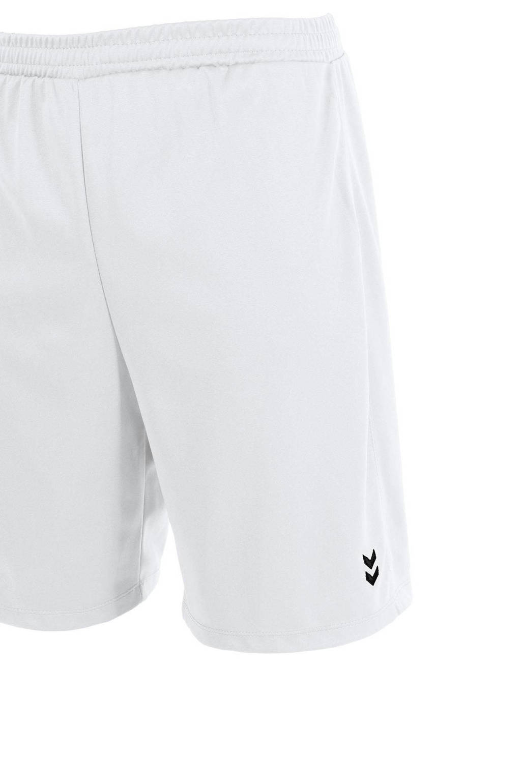 hummel Juniorvoetbalshort Euro wit
