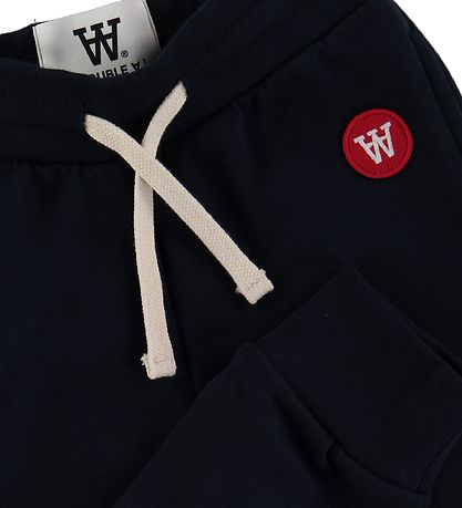 Wood Wood Sweatpants - Ran Kids - Navy m. Bindeb?nd