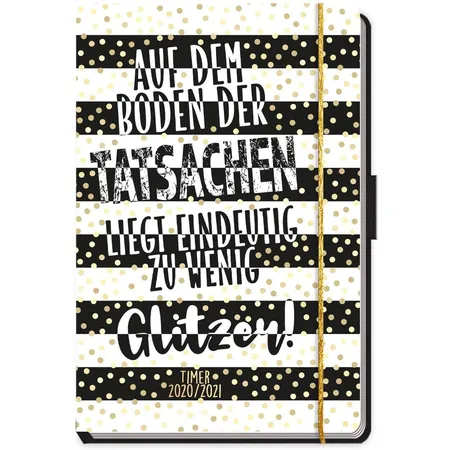 Trötsch Schülerkalender Special Glitzer 2020/2021 14x21cm