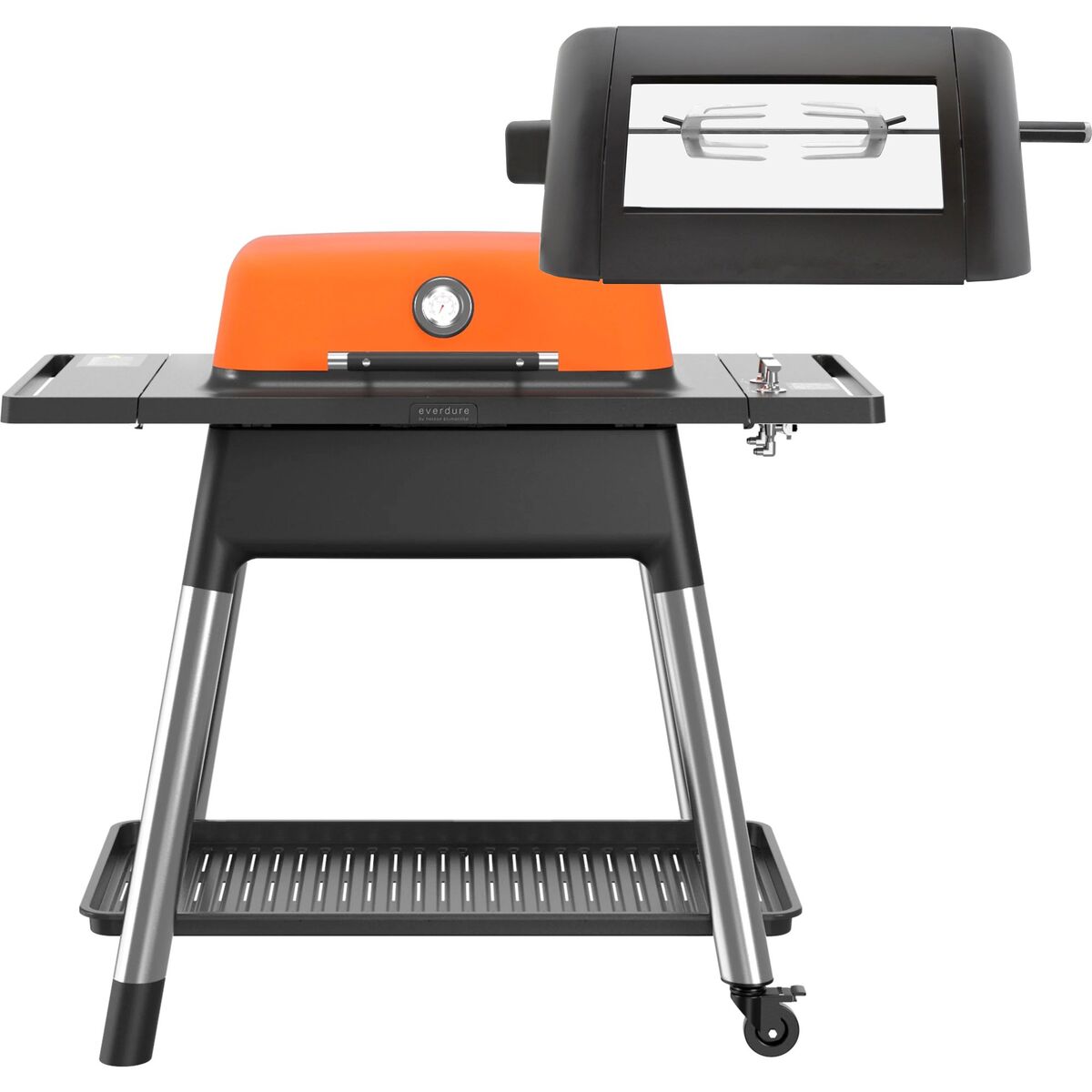 Force gasgrill + rottiseri matt orange
