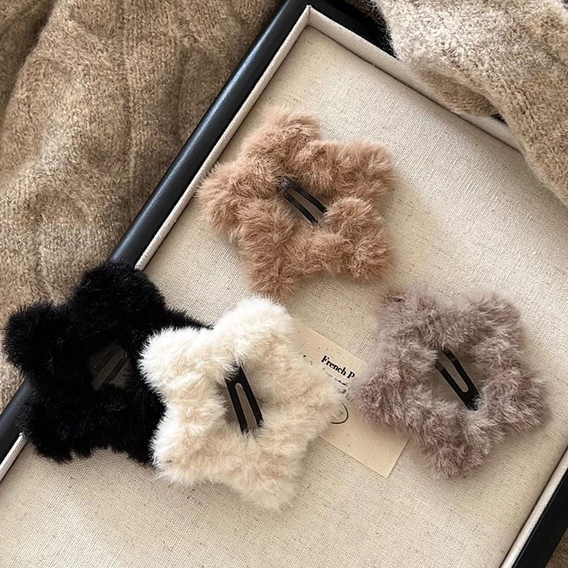 enthice - Star Fluffy Haarclip