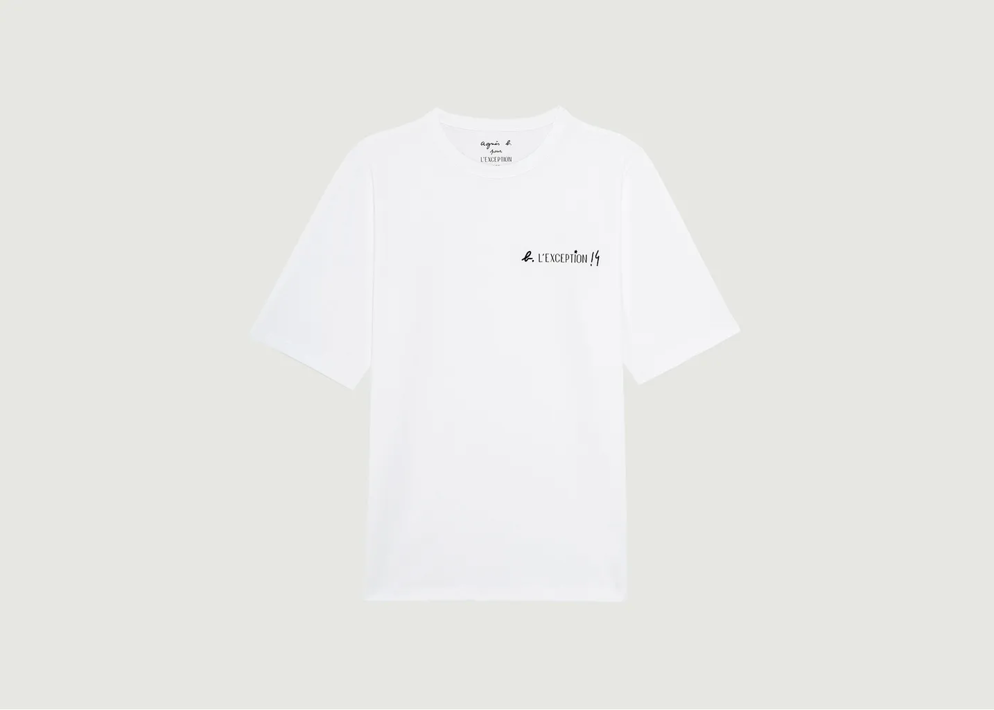 T-shirt collaboration 10 ans L'Exception x Agnès b L'Exception Paris