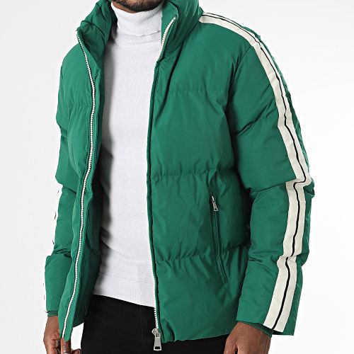 Doudoune Capuche Vert
