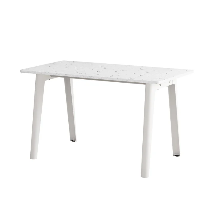 TipToe - NEW MODERN Venezia Schreibtisch, 75 x 130 cm, cloudy white