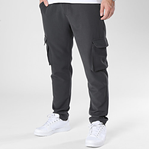 Pantalon Cargo Gris Anthracite