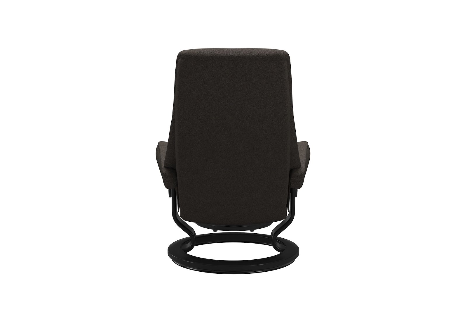 View (M) lenestol med krakk Tekstil Orchid Brown - Classic - Sort