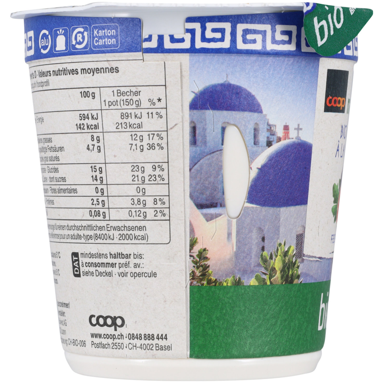 Naturaplan Bio Joghurt à la grecque Feigen 2x150g