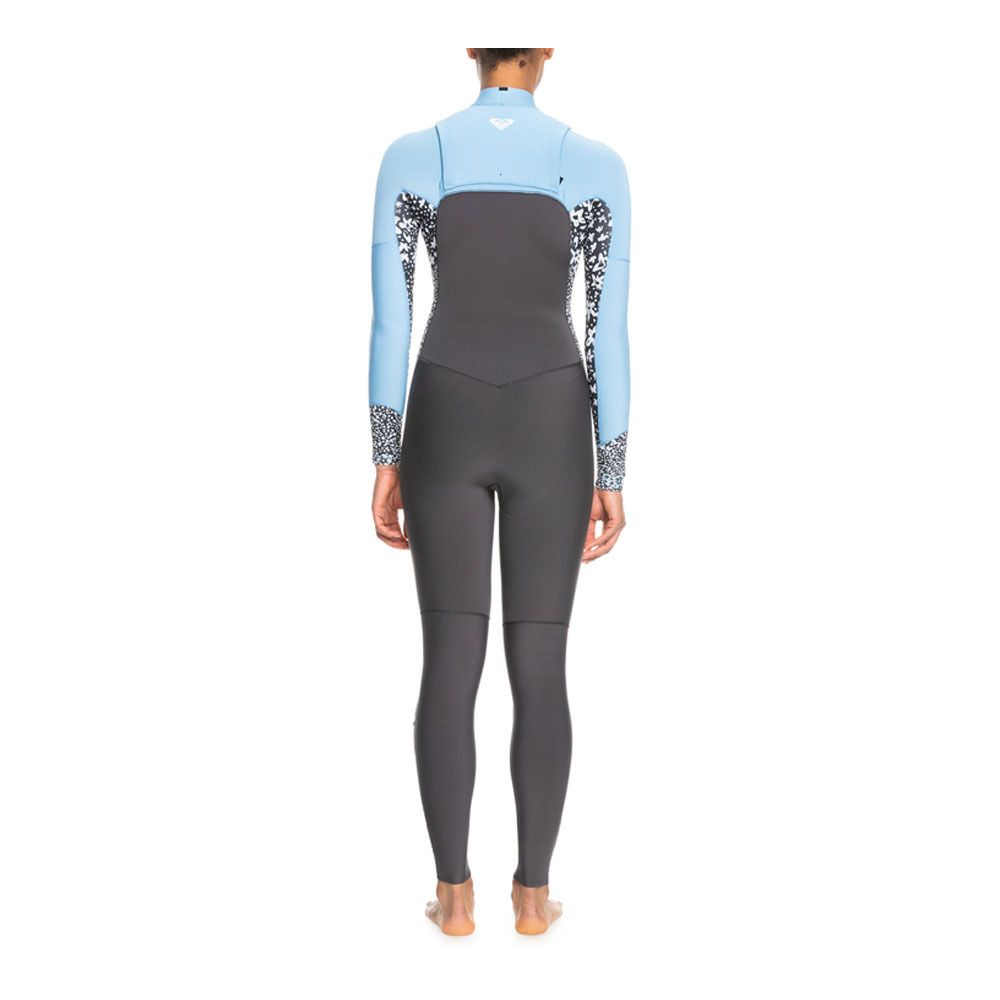 Roxy SWELL SERIES BZ - Combinaison intégrale 4/3mm Femme jet/boy blue