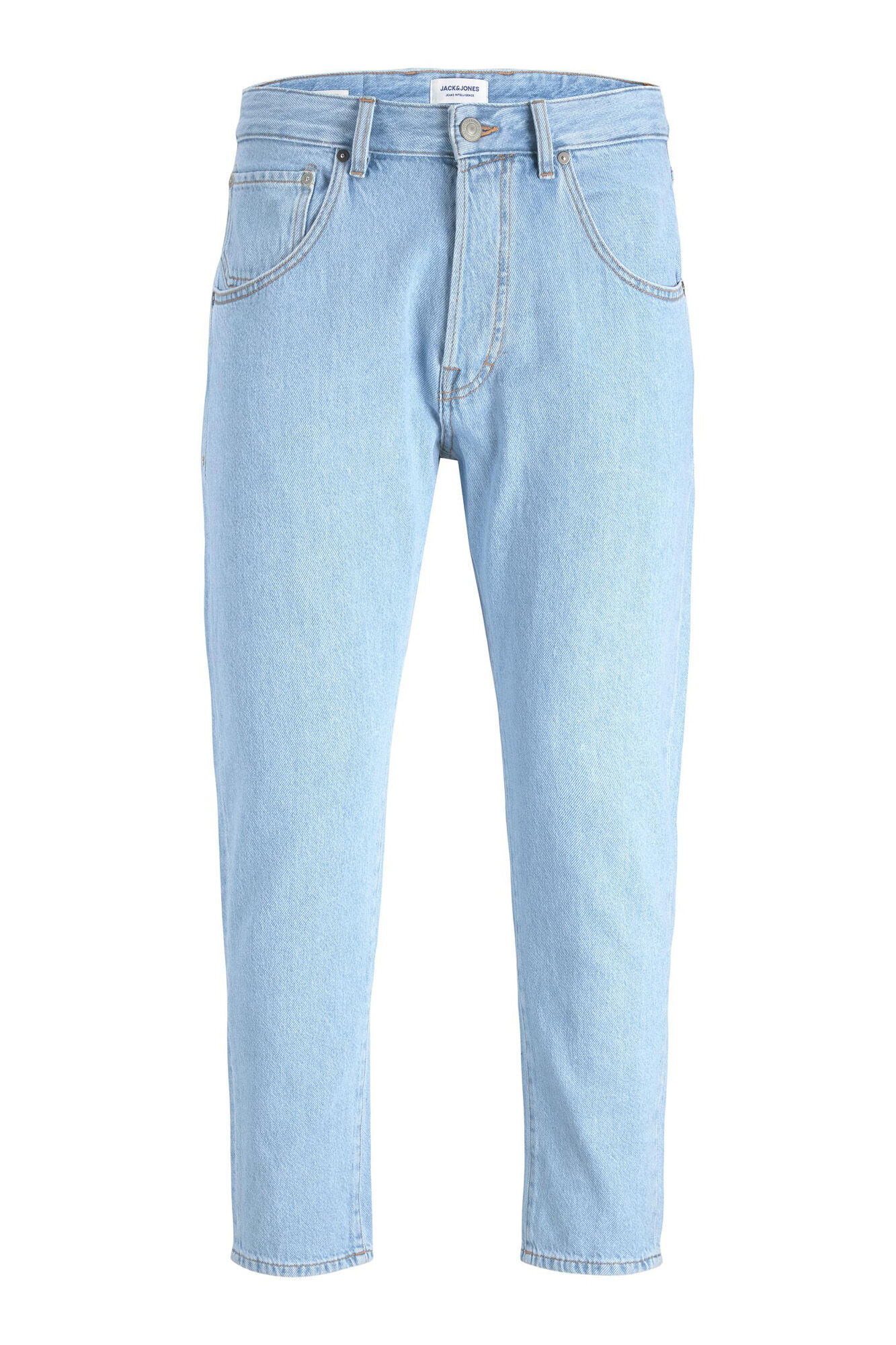 calça jeans Frank cropped azul claro