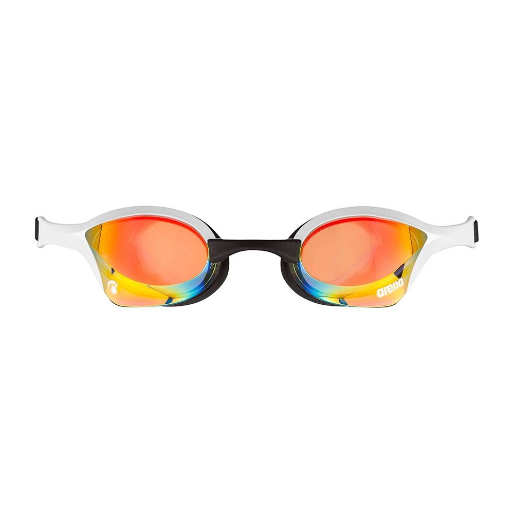 Arena COBRA ULTRA SWIPE MIRROR - Lunettes de natation yellow copper/white
