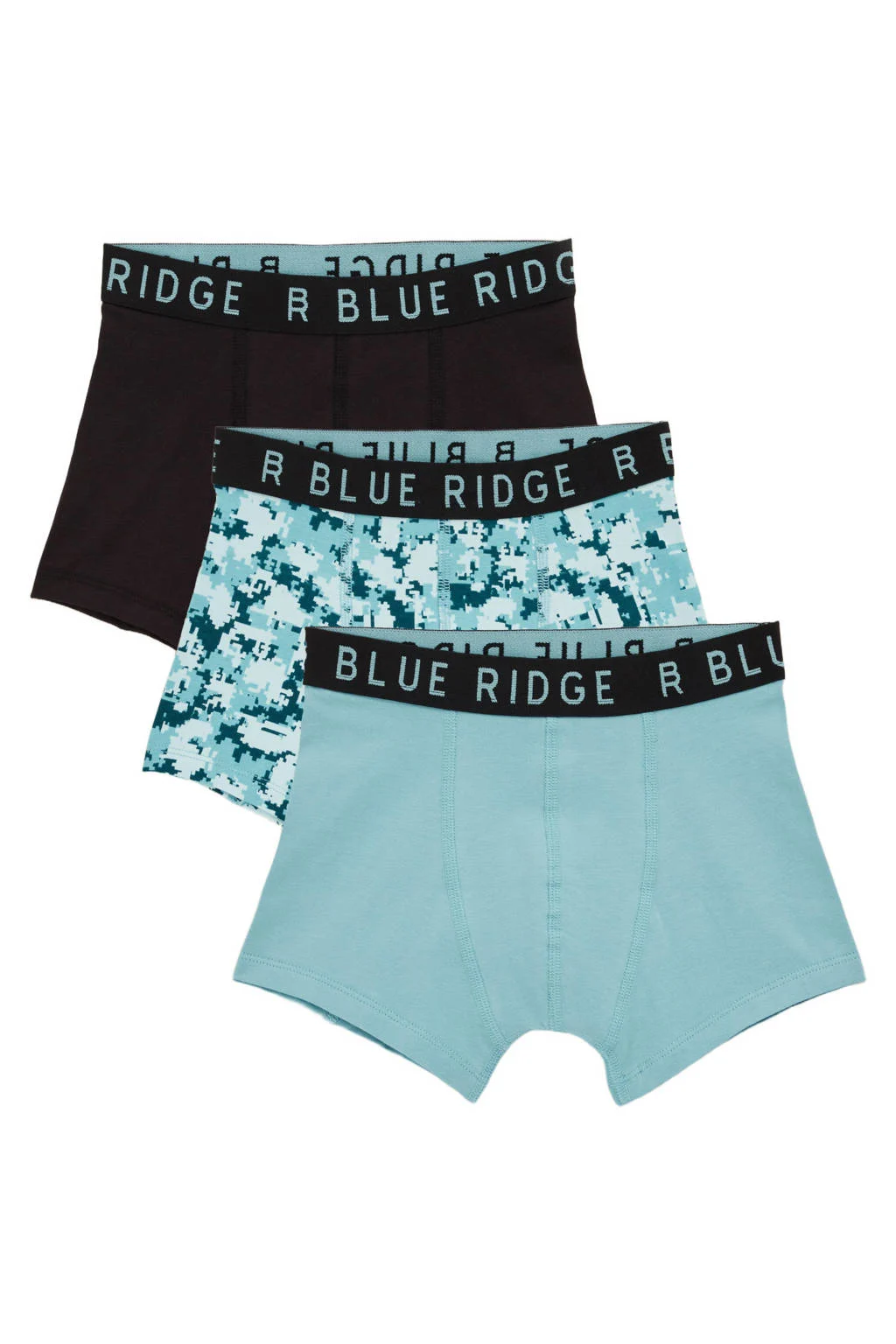 WE Fashion Blue Ridge boxershort - set van 3 blauw