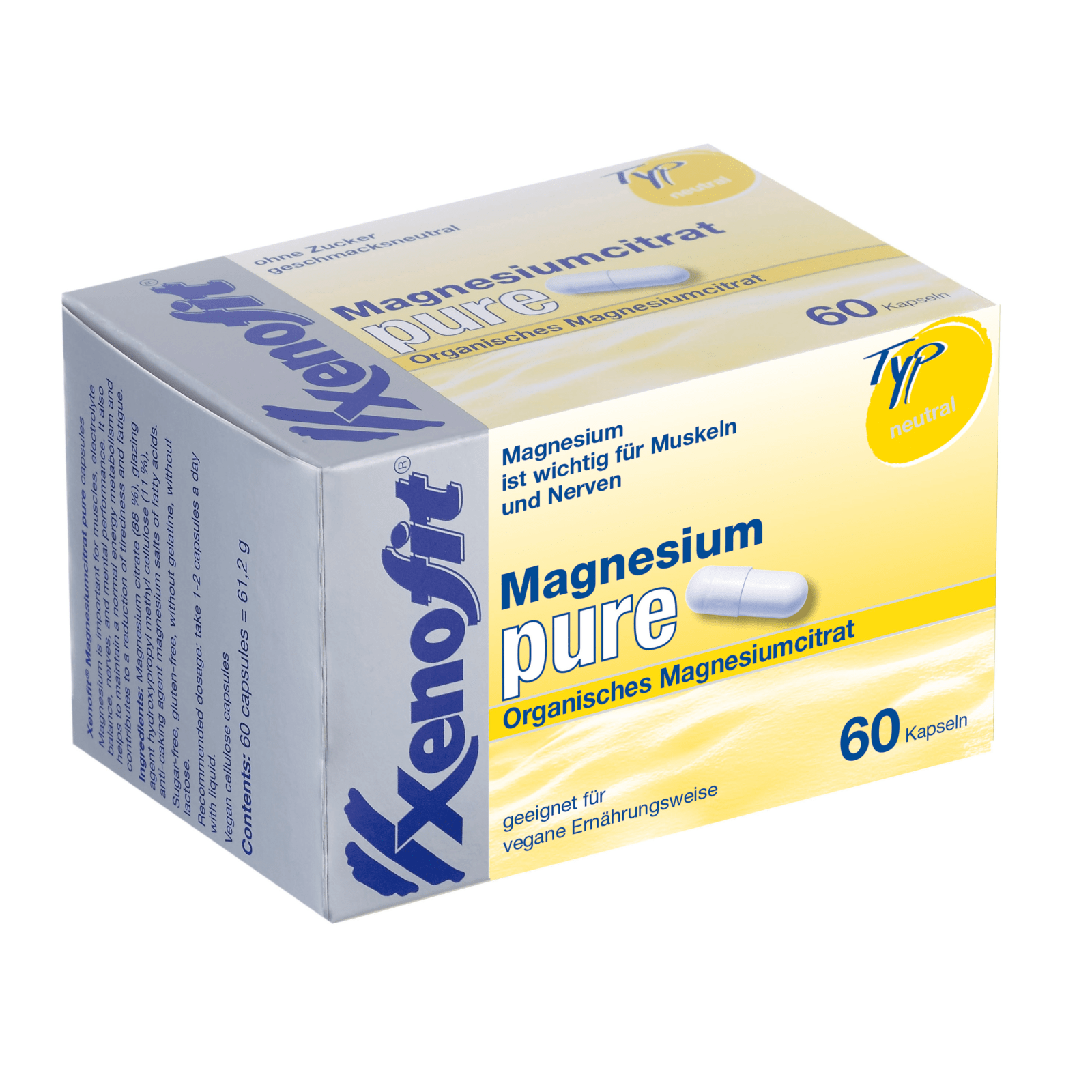 Magnesium pure (60 Kapseln)