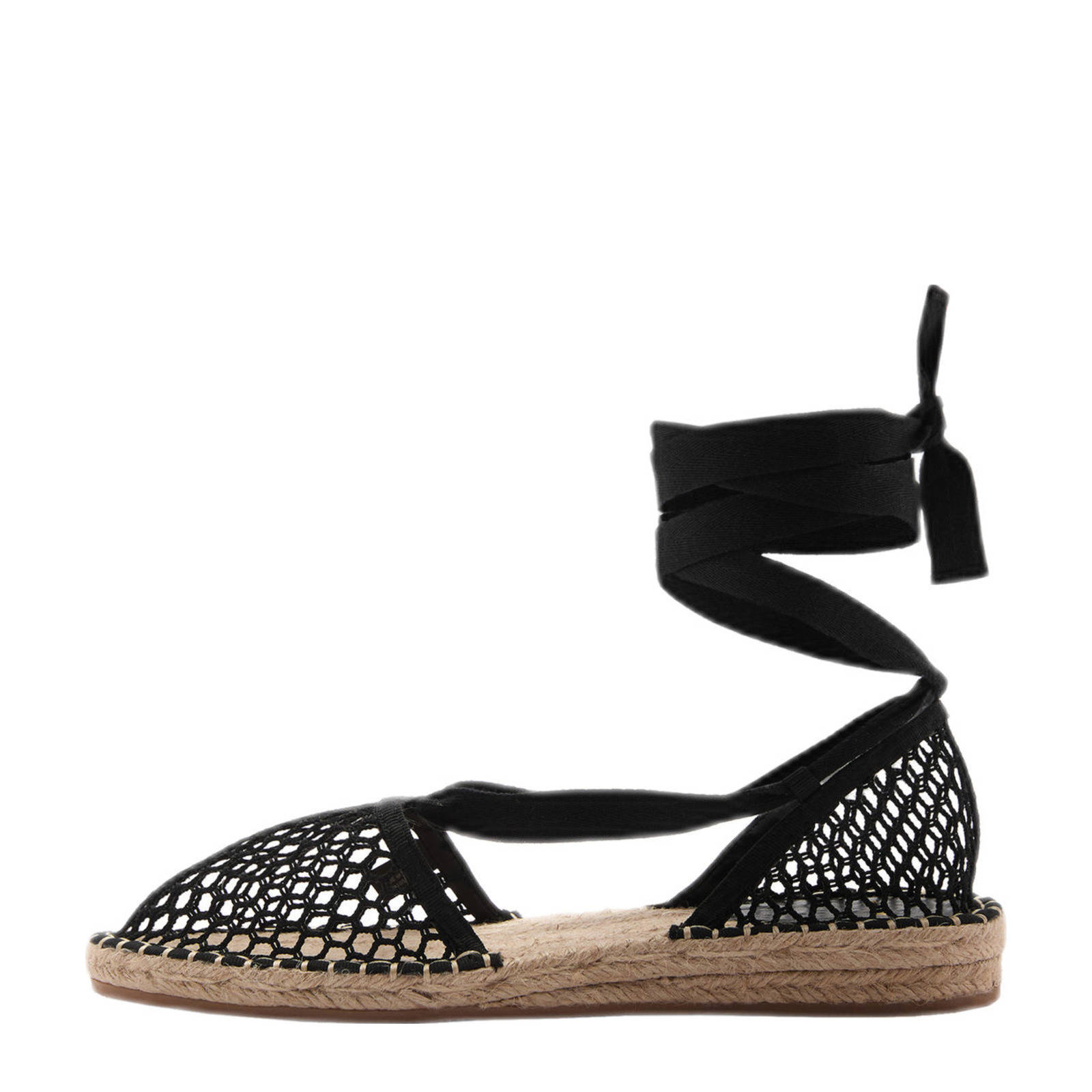 Mango espadrilles zwart