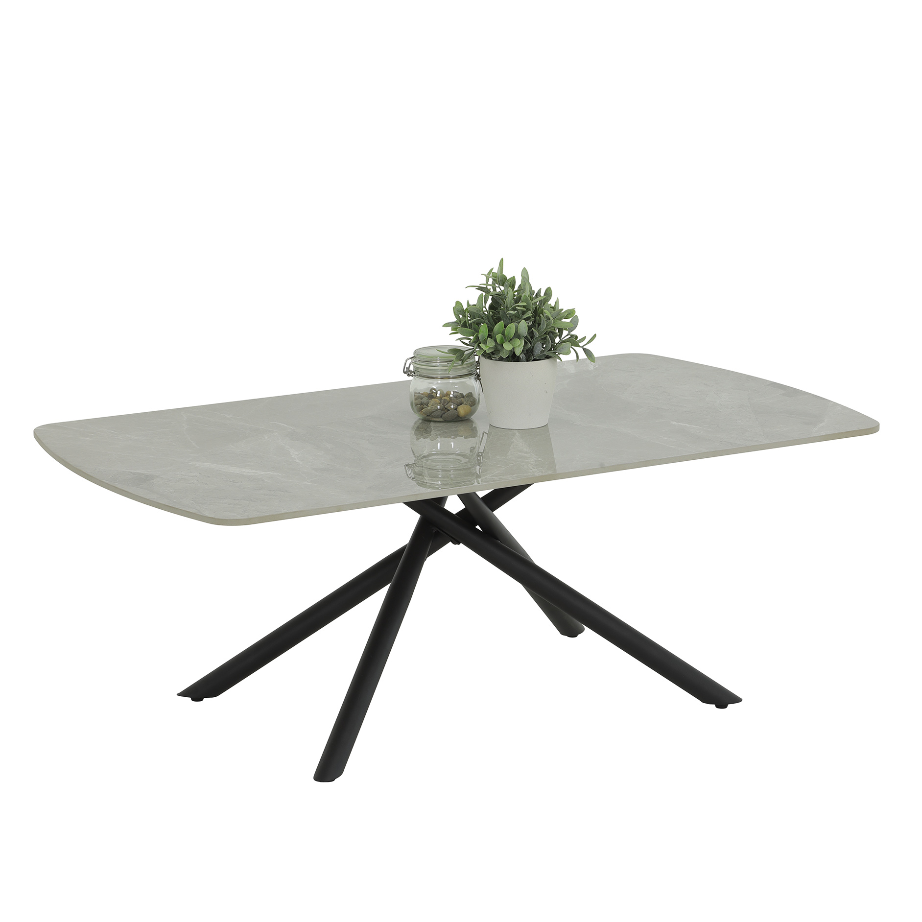Couchtisch - grau - Sintered Stone - 120 cm