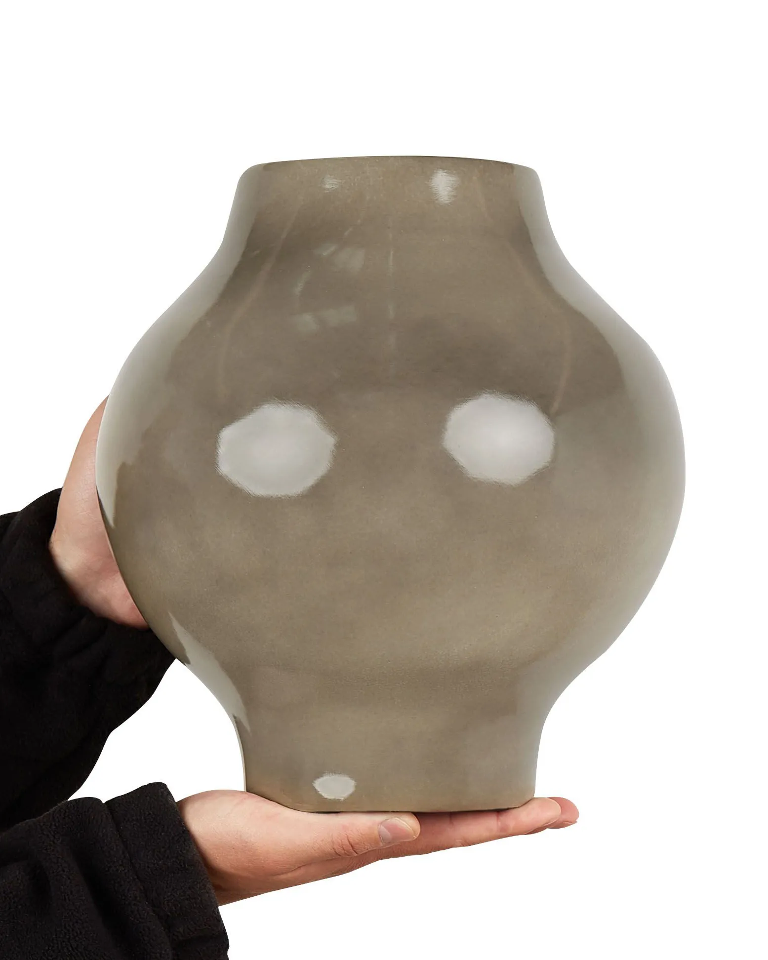 Bloemenvaas MAGAN Keramiek 31 cm Taupe