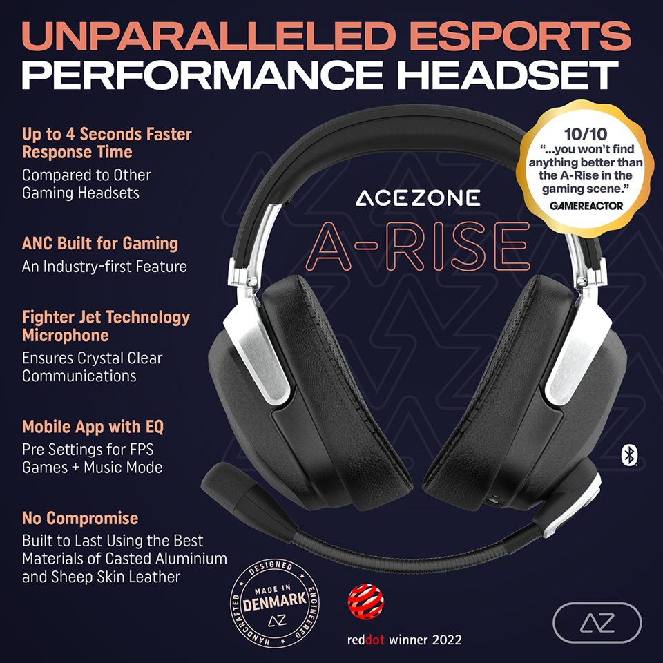 AceZone - Hovedtelefoner A-Rise - Gaming Headset